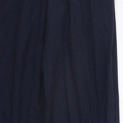 Womens UK Size 8 Marks and Spencer Regular Fit  Blue Trousers