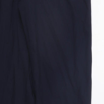 Womens UK Size 8 Marks and Spencer Regular Fit  Blue Trousers