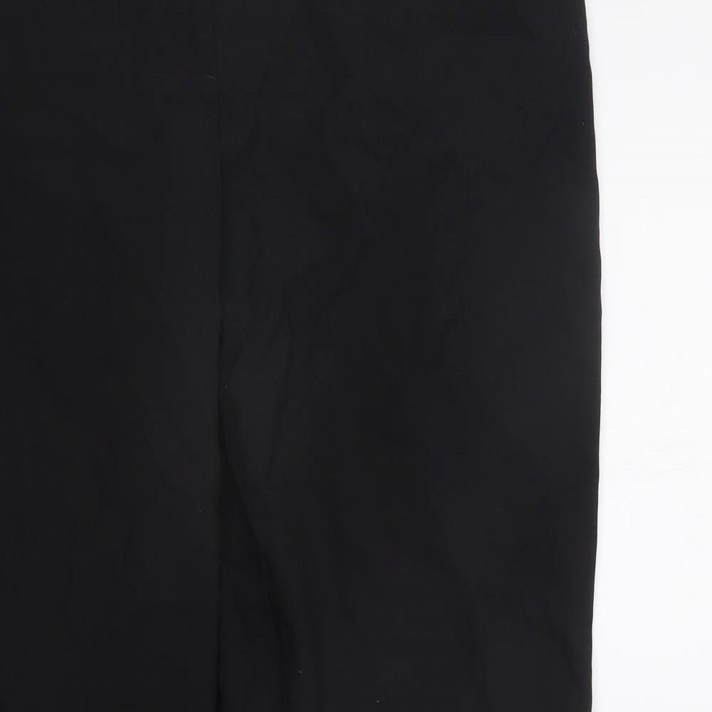 Womens UK Size 14 Marks and Spencer Regular Fit  Black Trousers