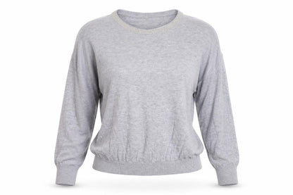 Womens UK Size 6 Topshop Grey Pullover Jumper