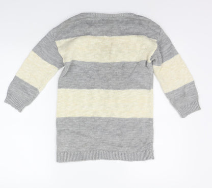 Womens UK Size 6 NEXT Beige Pullover Jumper