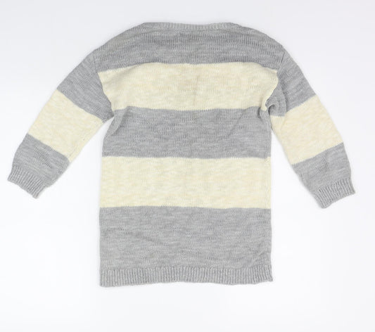 Womens UK Size 6 NEXT Beige Pullover Jumper