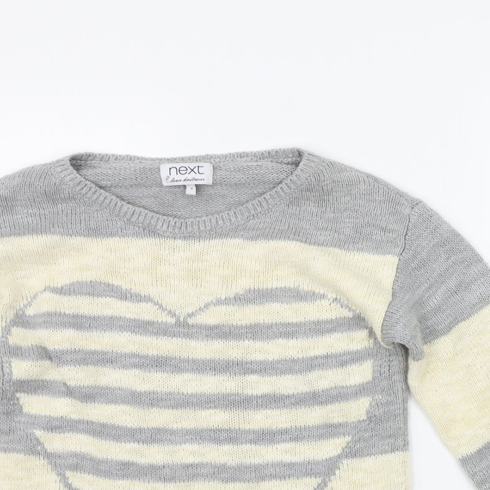 Womens UK Size 6 NEXT Beige Pullover Jumper