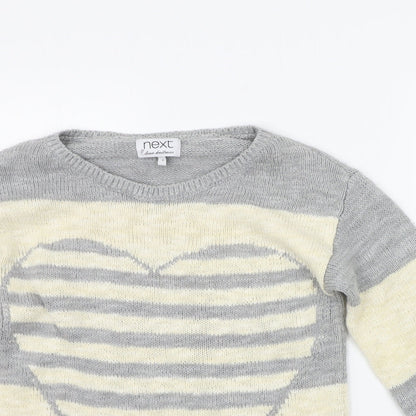 Womens UK Size 6 NEXT Beige Pullover Jumper