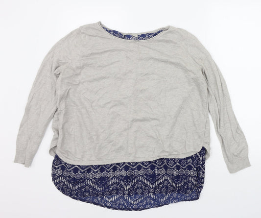 George Womens Grey   Pullover Jumper Size 16