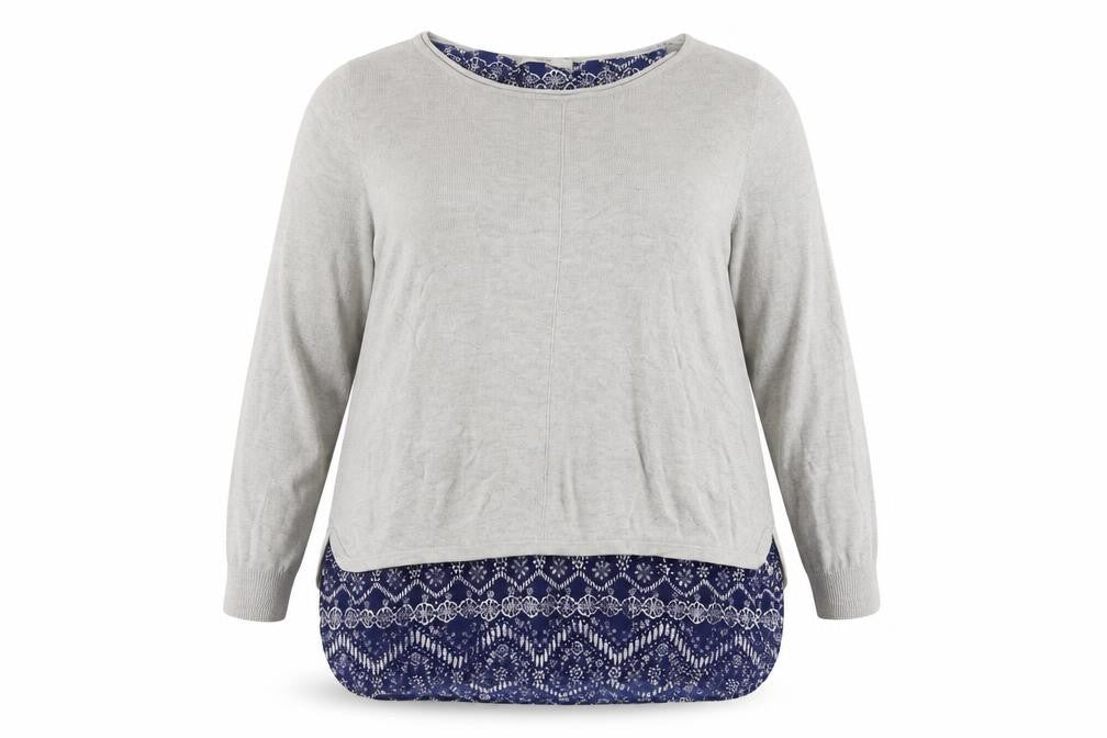 Womens UK Size 16 George Grey Pullover Jumper