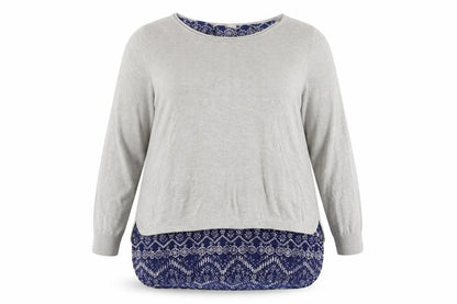 Womens UK Size 16 George Grey Pullover Jumper