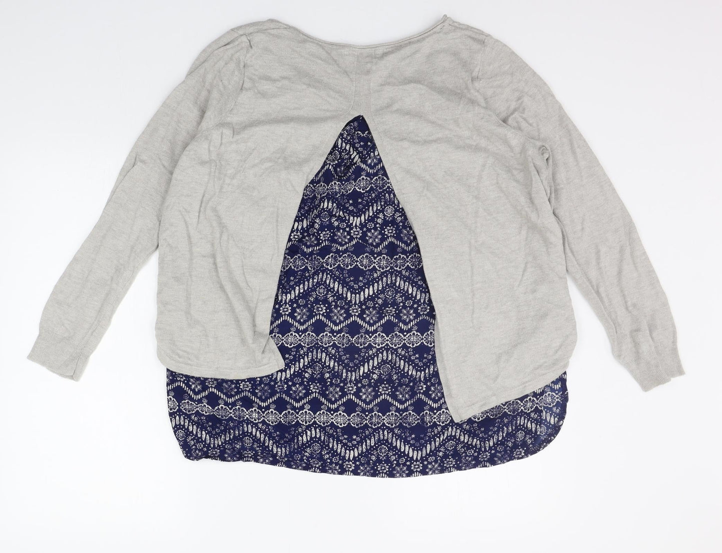 George Womens Grey   Pullover Jumper Size 16