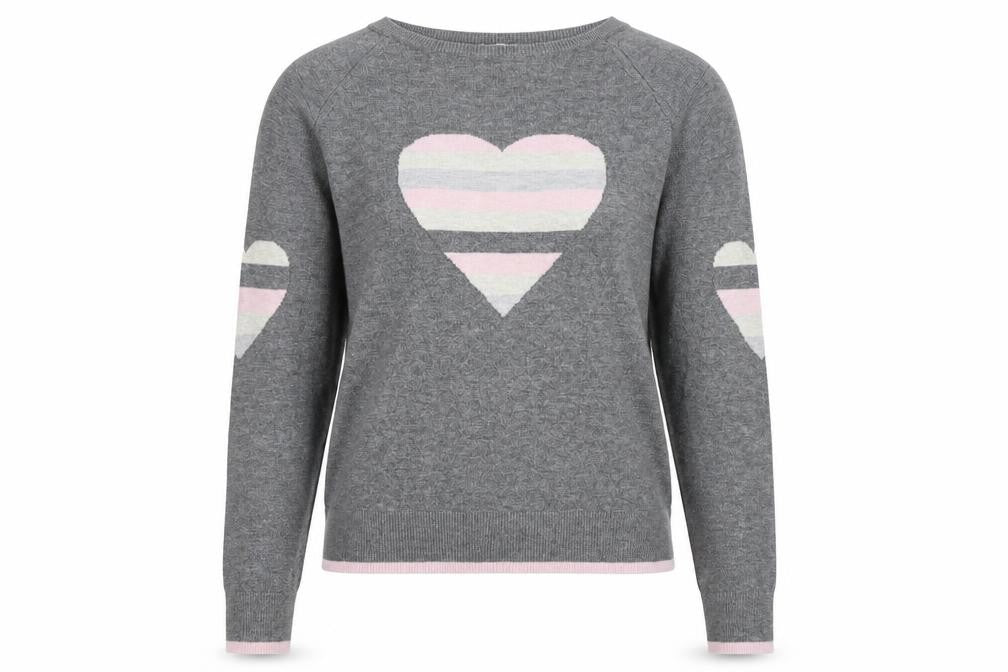 Womens UK Size S NEXT Grey Henley Jumper