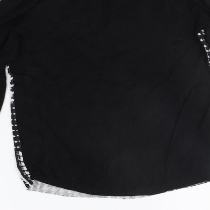 Womens UK Size 8 Papaya Black Pullover Jumper