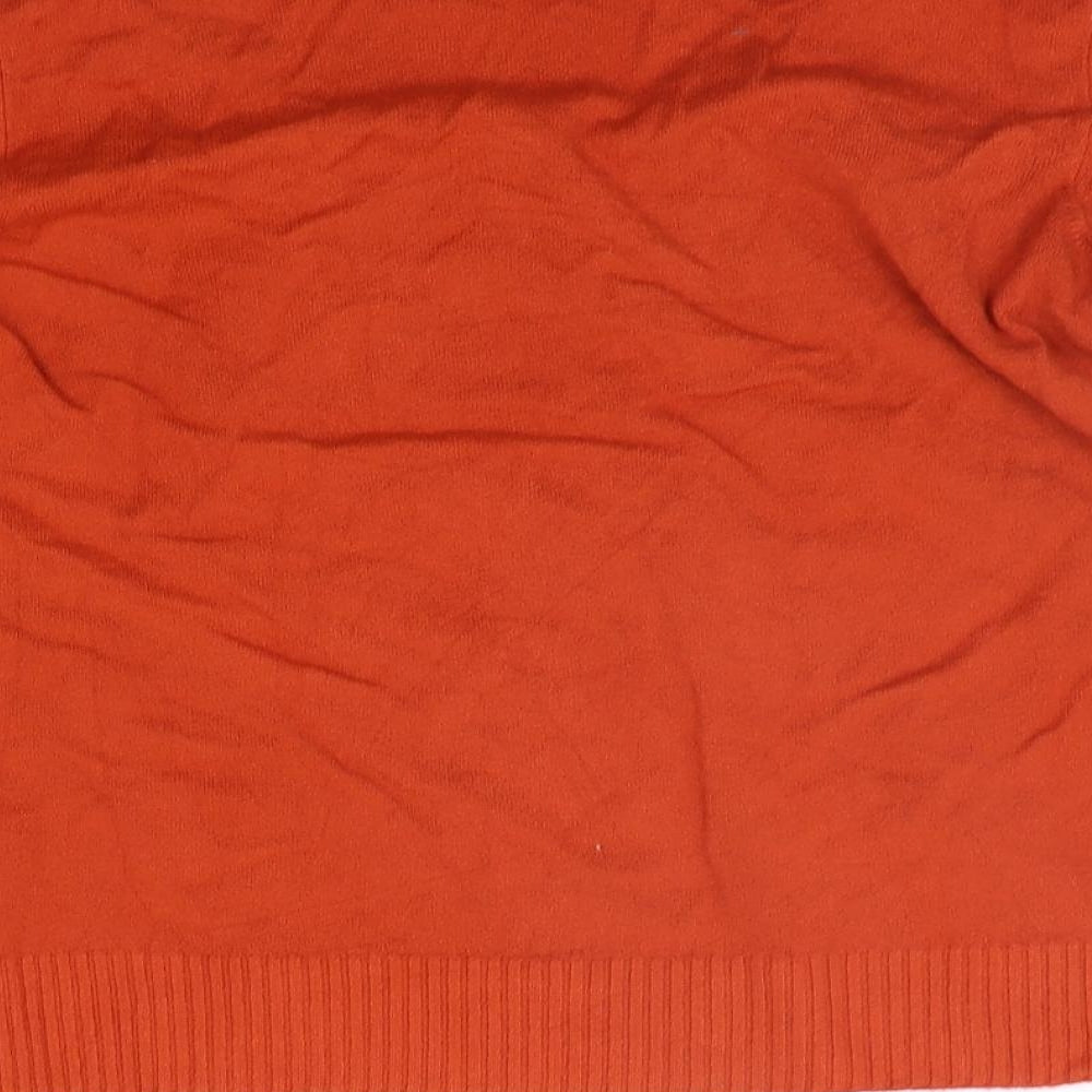 Womens UK Size 16 Per Una Orange Pullover Jumper