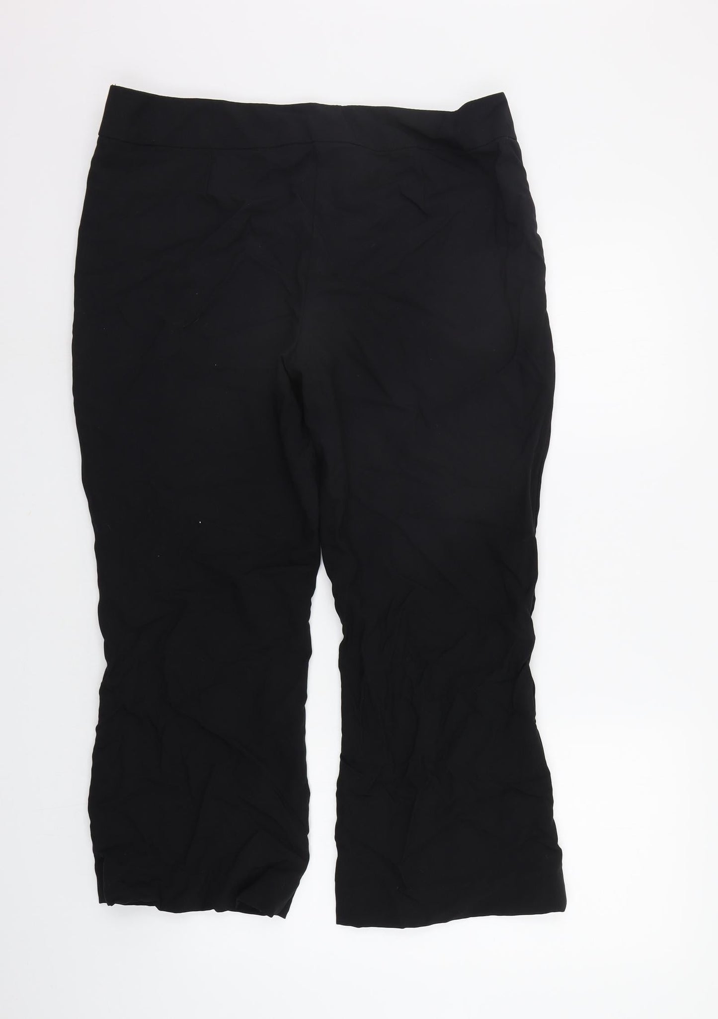 George Womens Black   Trousers  Size 16 L24 in