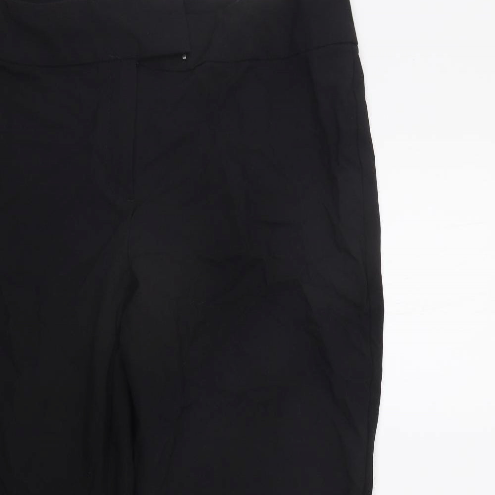 George Womens Black   Trousers  Size 16 L24 in