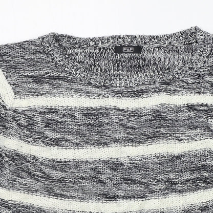 Womens UK Size 12 F&F Grey Pullover Jumper