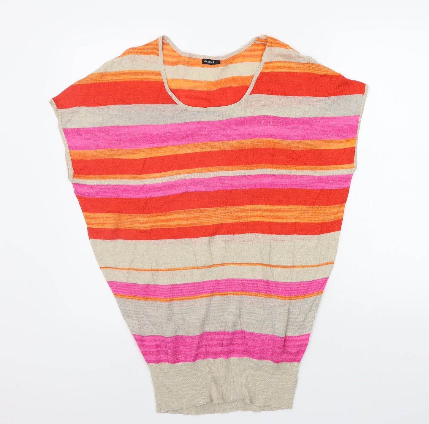Womens UK Size XS PLANET Multicoloured Pullover Jumper