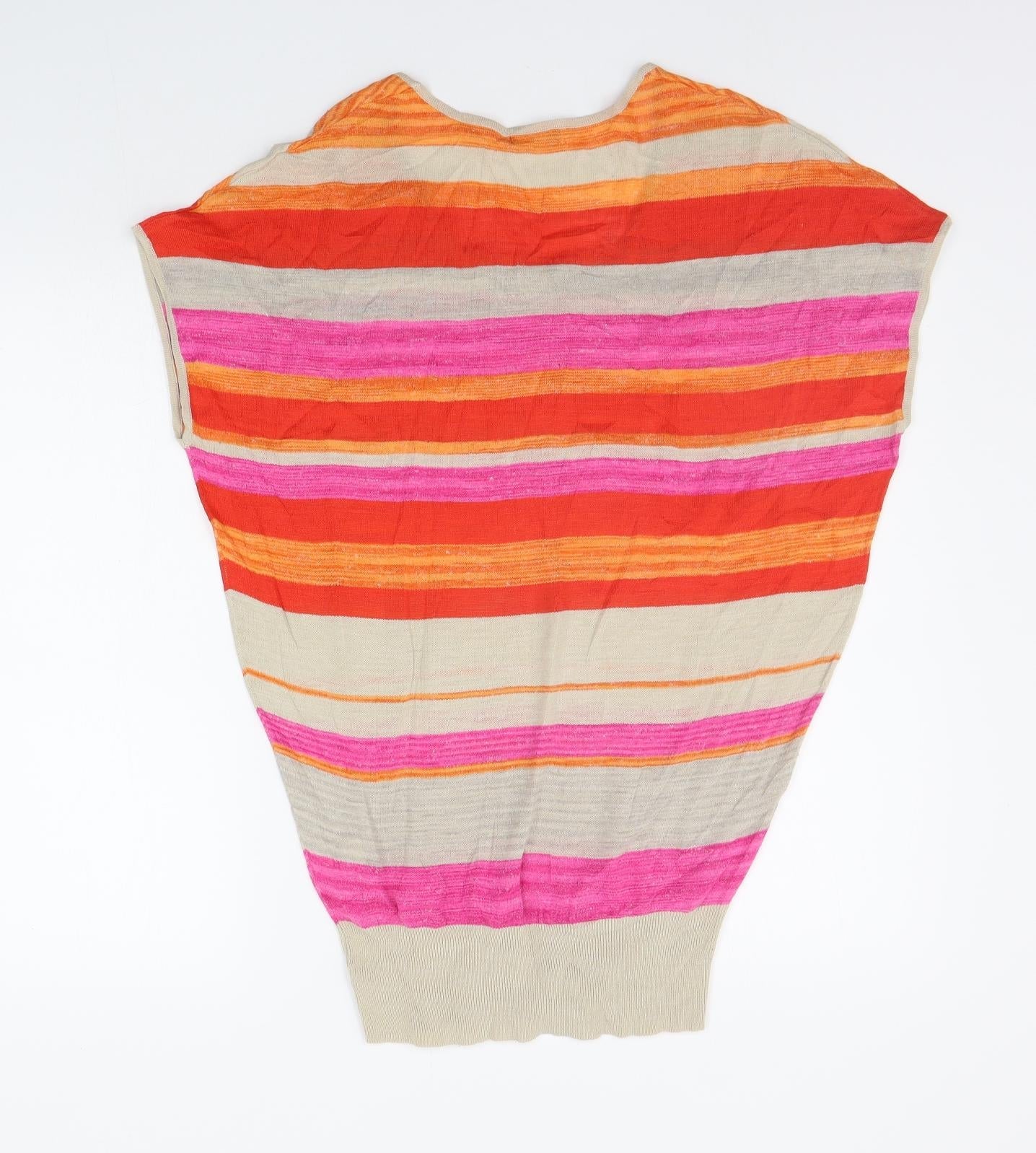 Womens UK Size XS PLANET Multicoloured Pullover Jumper