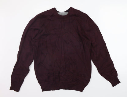 Womens UK Size S Maine Purple Pullover Jumper