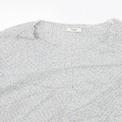 Womens UK Size M Jaqueline de Yong Grey Pullover Jumper
