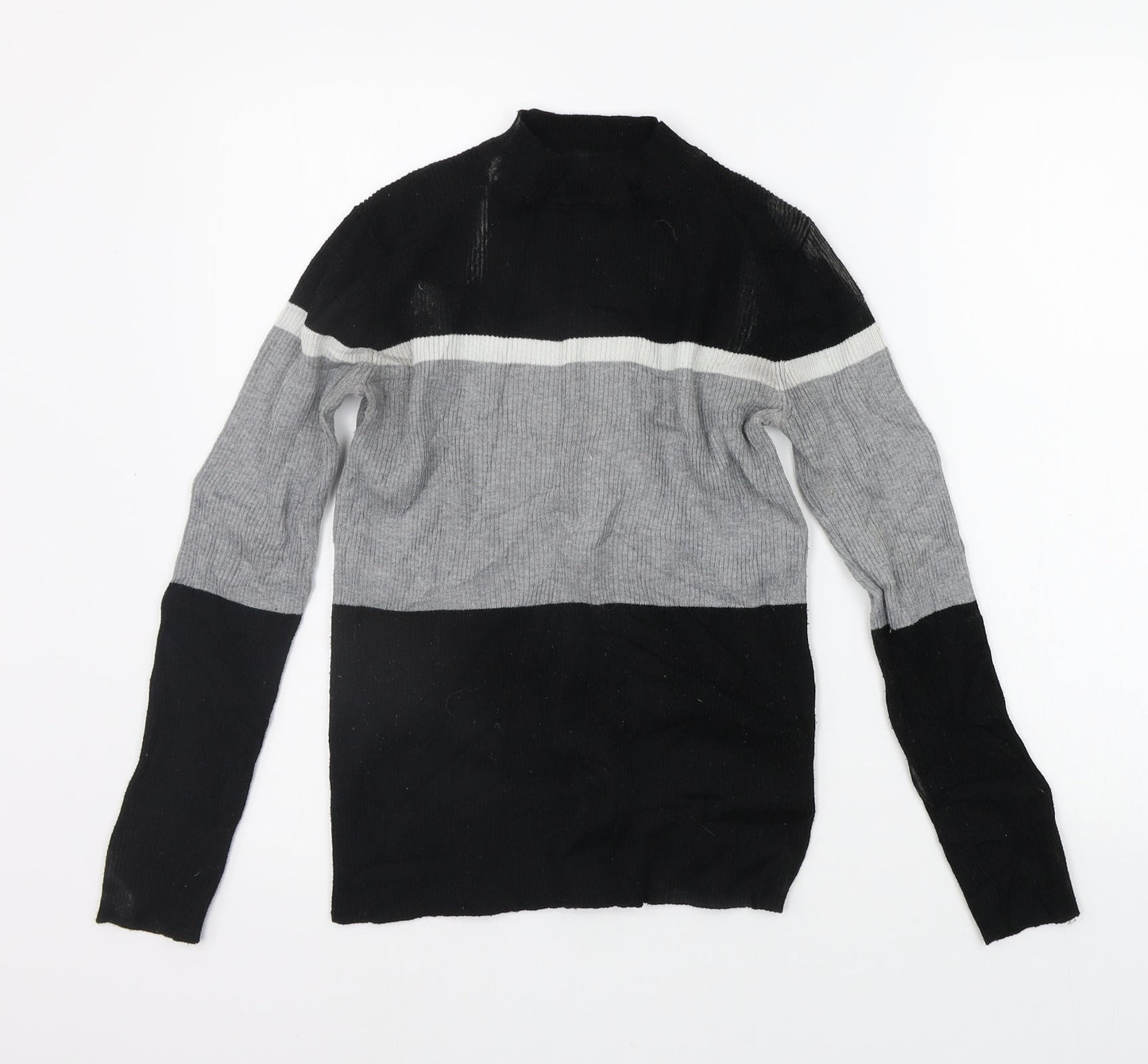 Womens UK Size 10 Papaya Grey Pullover Jumper