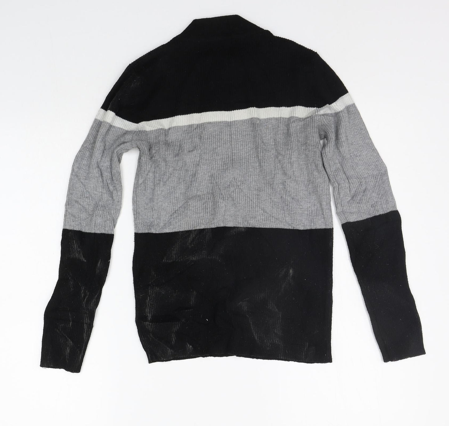 Womens UK Size 10 Papaya Grey Pullover Jumper