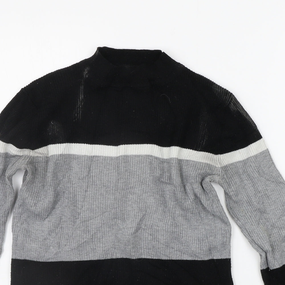 Womens UK Size 10 Papaya Grey Pullover Jumper