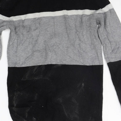 Womens UK Size 10 Papaya Grey Pullover Jumper