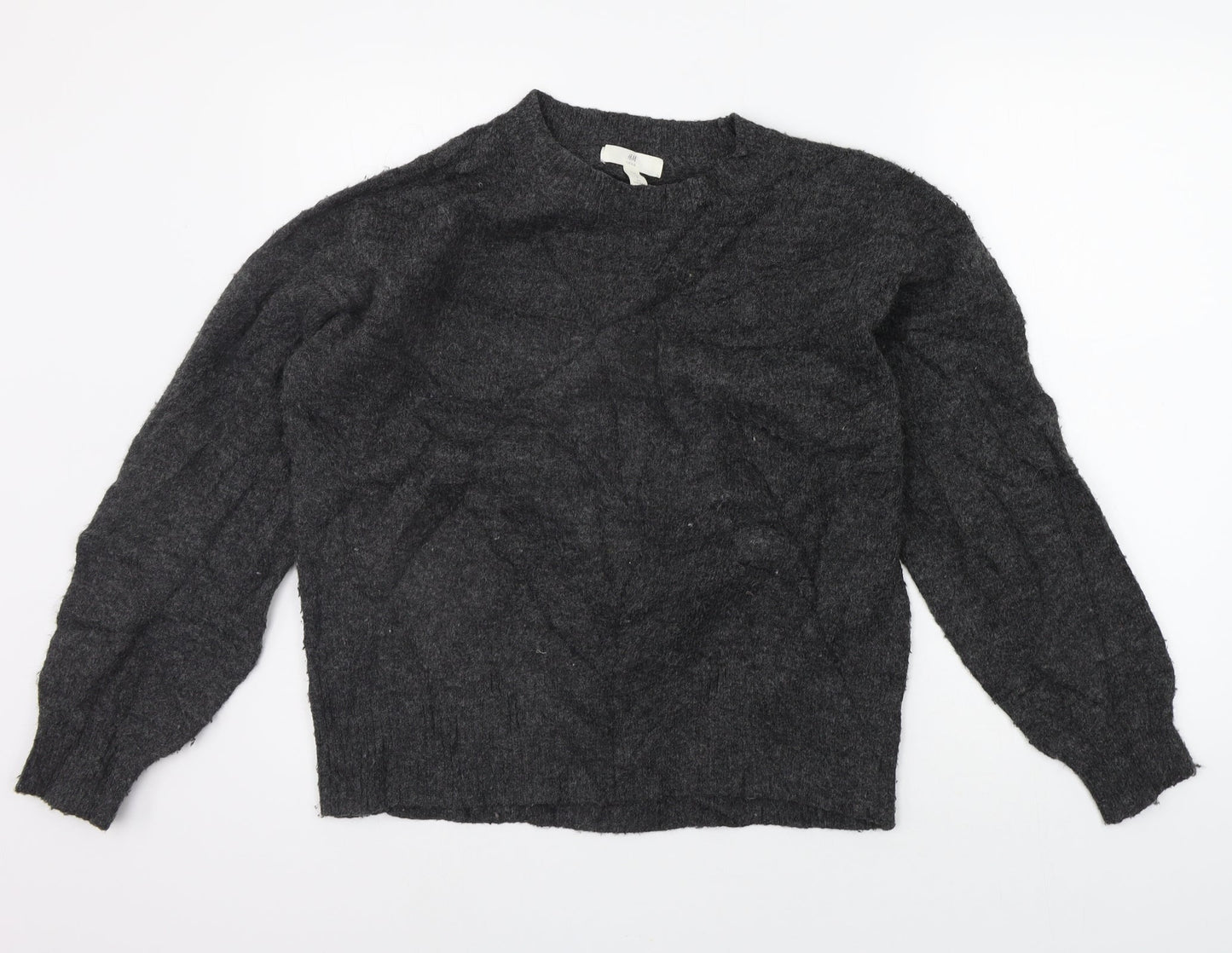 Womens UK Size S H&M Grey Pullover Jumper