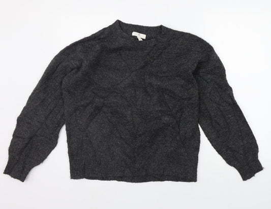 Womens UK Size S H&M Grey Pullover Jumper