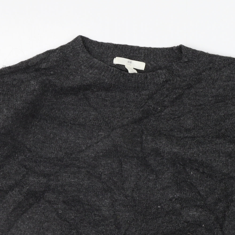 Womens UK Size S H&M Grey Pullover Jumper