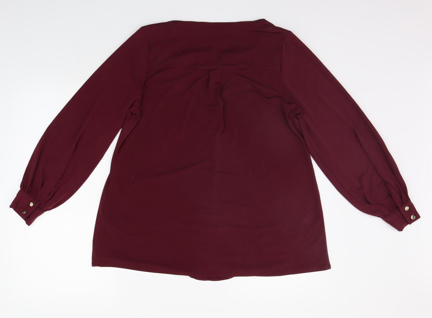 Womens UK Size 14 Evans Purple Basic Blouse