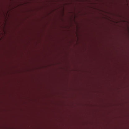 Womens UK Size 14 Evans Purple Basic Blouse