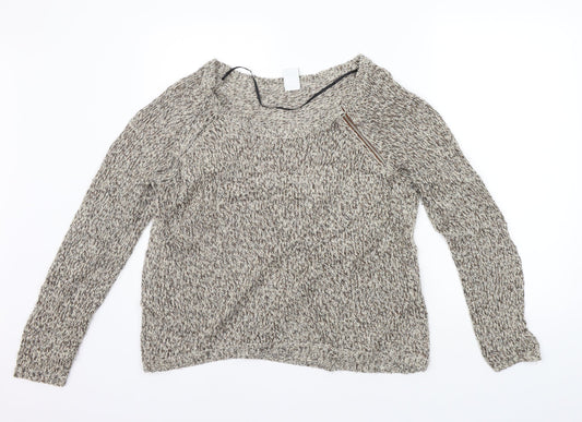 Womens UK Size S Vera Moda Beige Pullover Jumper