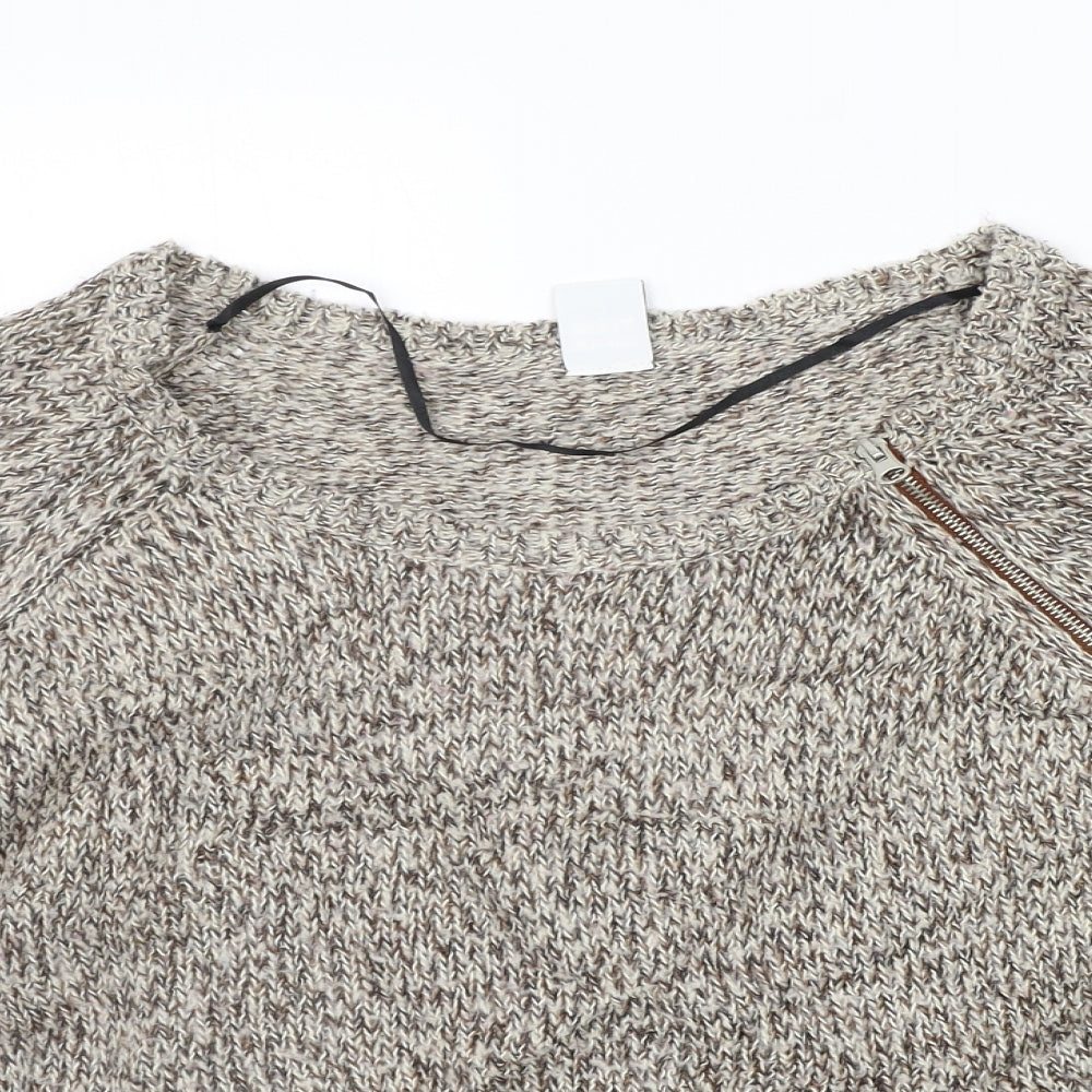 Womens UK Size S Vera Moda Beige Pullover Jumper