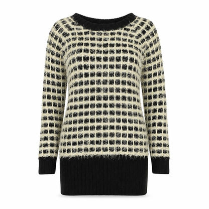 New Look Womens Black Geometric  Jumper Dress  Size M