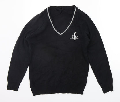 coolflow Womens Black   Pullover Jumper Size 8