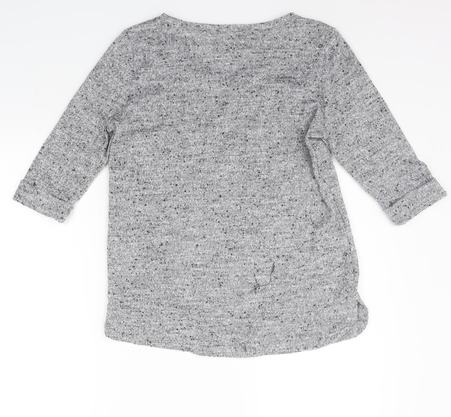 Womens UK Size 10 New Look Grey Pullover Jumper