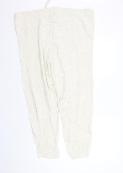 Dorothy Perkins Womens Beige   Jogger Trousers Size 16 L27 in - Elastic Waist Band