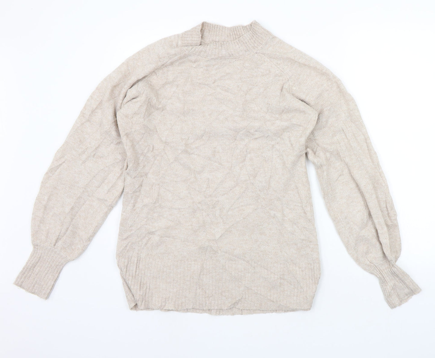 Womens UK Size S Matalan Beige Pullover Jumper