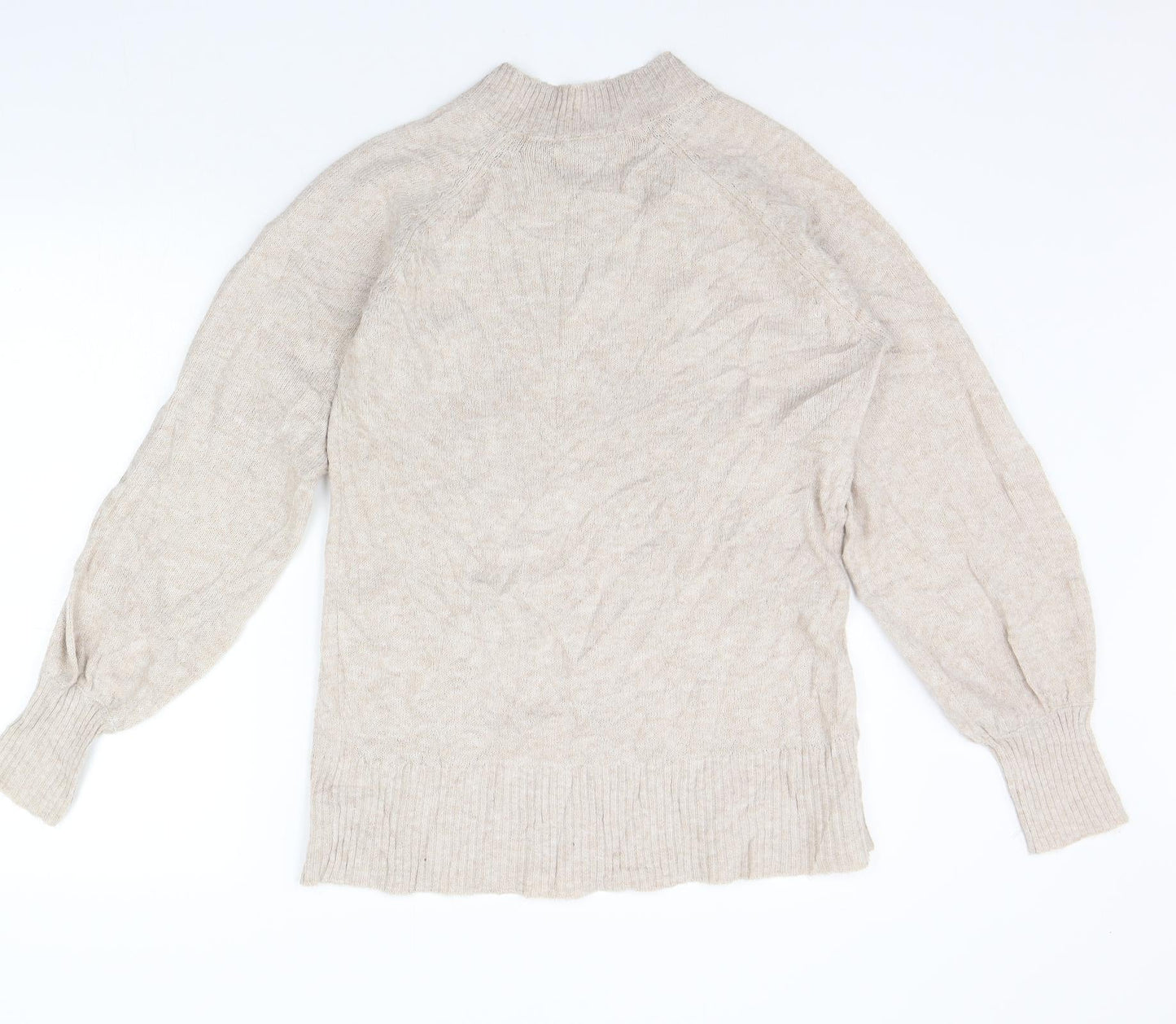 Womens UK Size S Matalan Beige Pullover Jumper