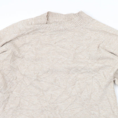 Womens UK Size S Matalan Beige Pullover Jumper