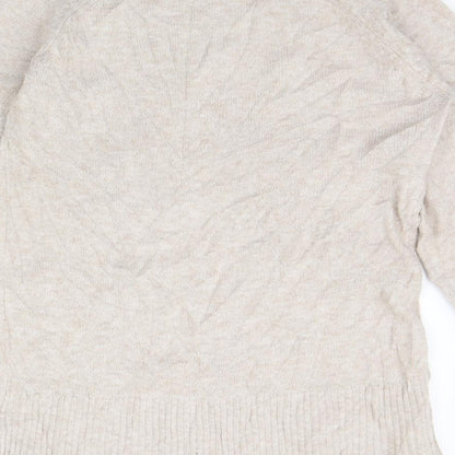Womens UK Size S Matalan Beige Pullover Jumper