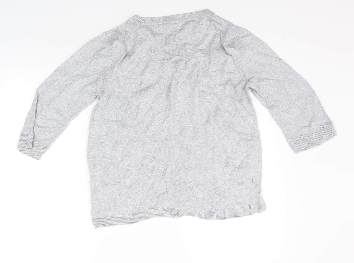 Womens UK Size 12 Marks and Spencer Grey Pullover Jumper