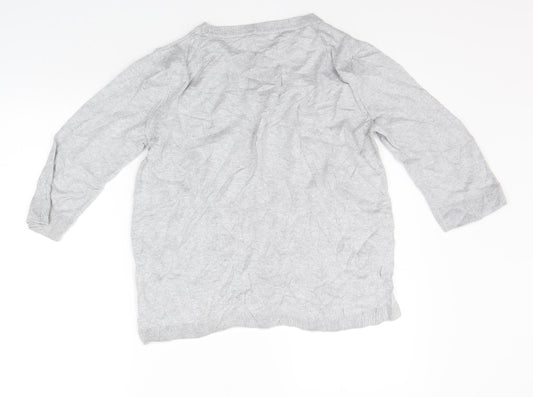 Womens UK Size 12 Marks and Spencer Grey Pullover Jumper