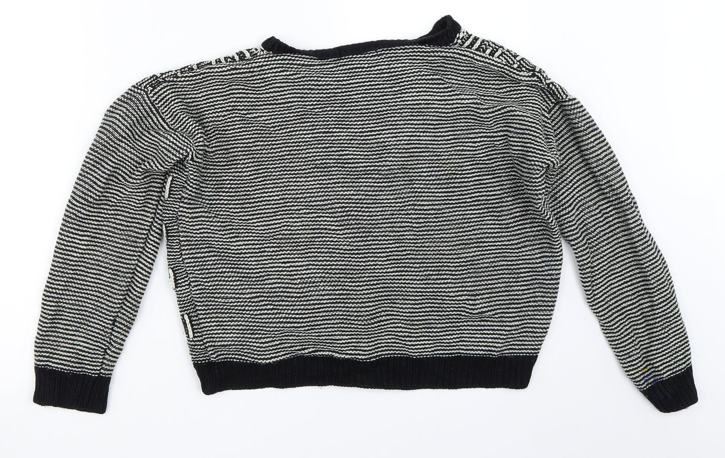 Womens UK Size XS Brave Soul Black Pullover Jumper