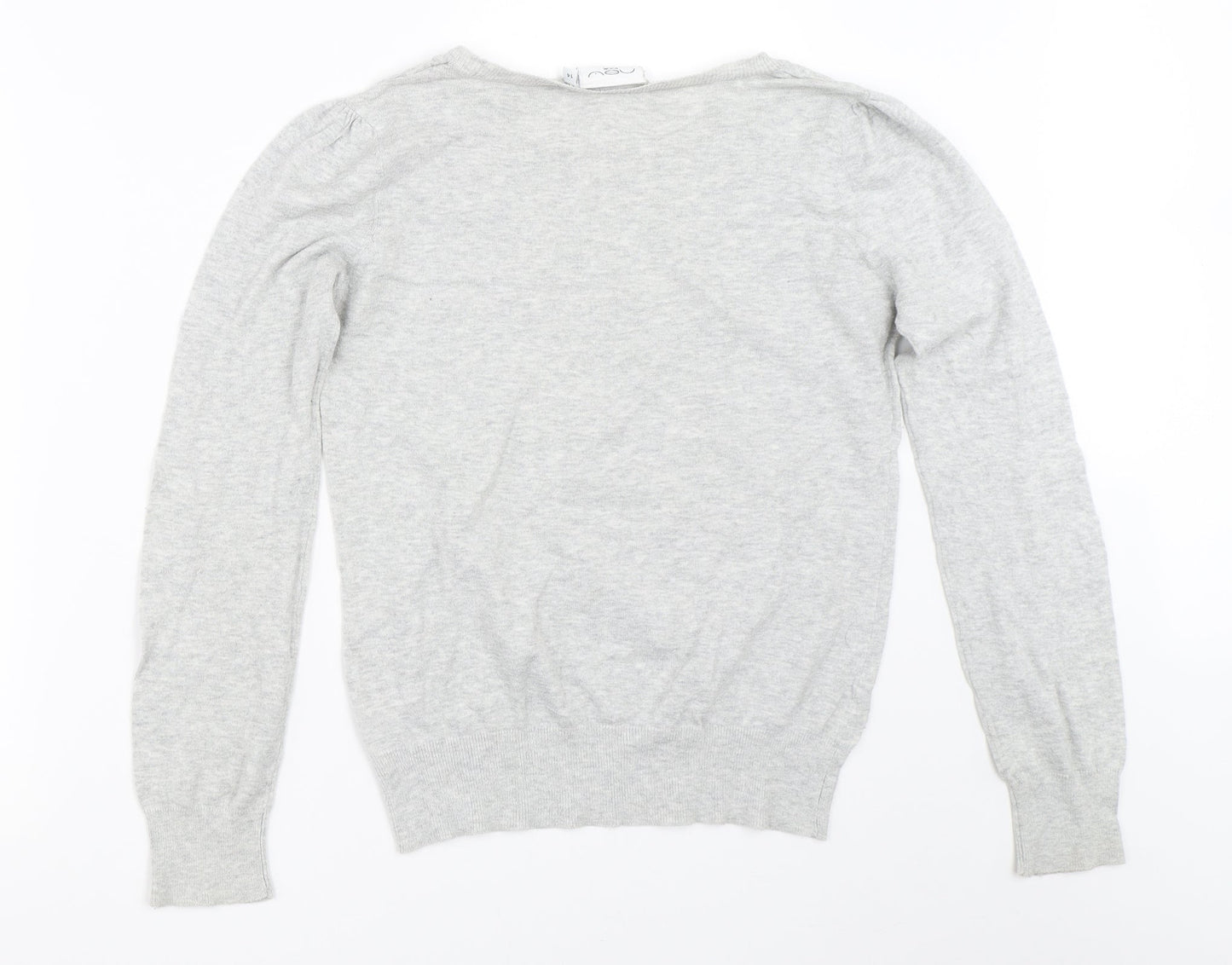 Womens UK Size 14 New Look Grey Pullover Jumper
