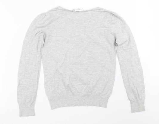 Womens UK Size 14 New Look Grey Pullover Jumper