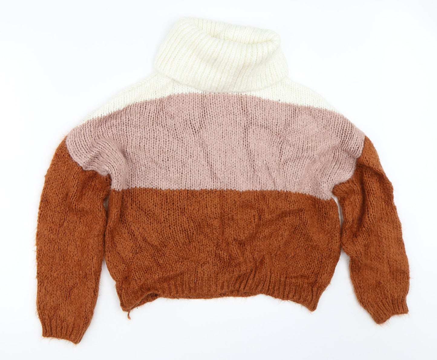 Primark Womens Orange   Pullover Jumper Size XS