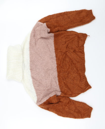 Primark Womens Orange   Pullover Jumper Size XS