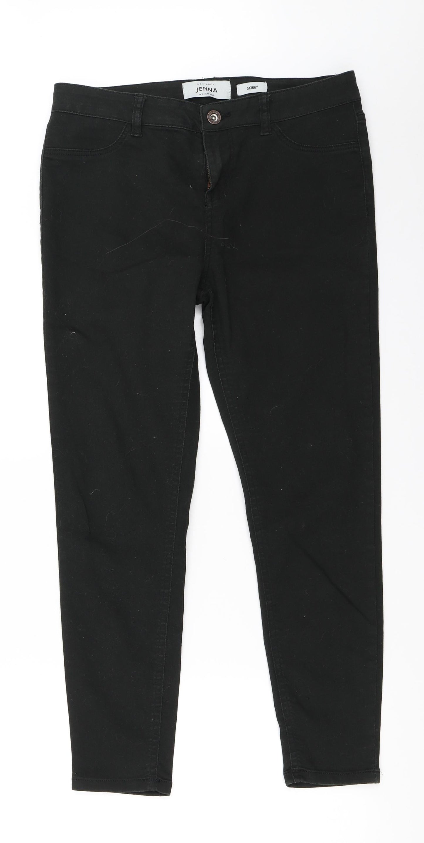 New Look Womens Black   Skinny Jeans Size 12 L25 in
