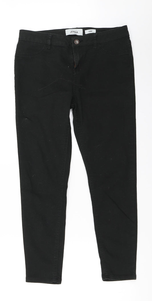 New Look Womens Black   Skinny Jeans Size 12 L25 in